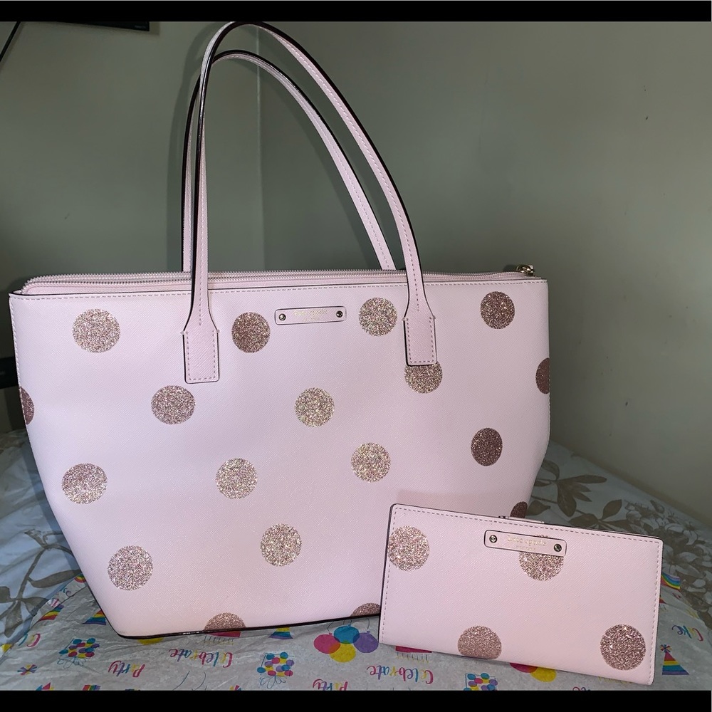 SOLD! Kate Spade 
HAVEN LANE HANI POLKA DOT TOTE